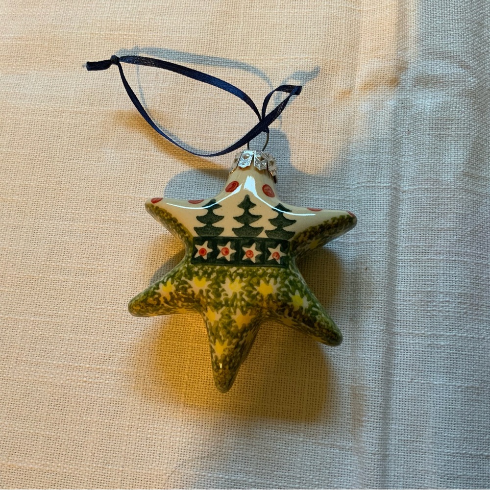 Boleslawiec Polish Pottery ornament